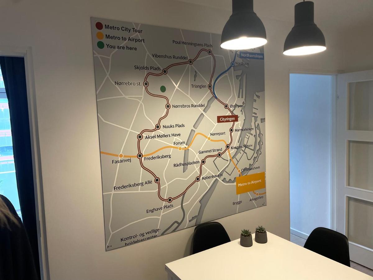 Central Copenhagen Apt With Balcony, Free Parking W Elevator Экстерьер фото